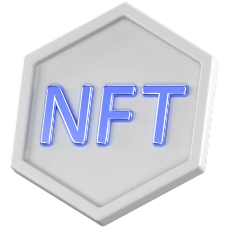 Nft Token  3D Icon
