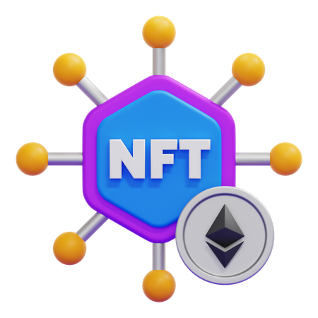 Nft Token  3D Icon