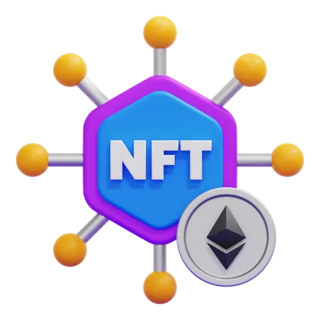 Nft Token  3D Icon