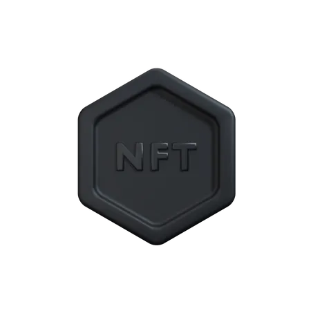 Token NFT  3D Icon