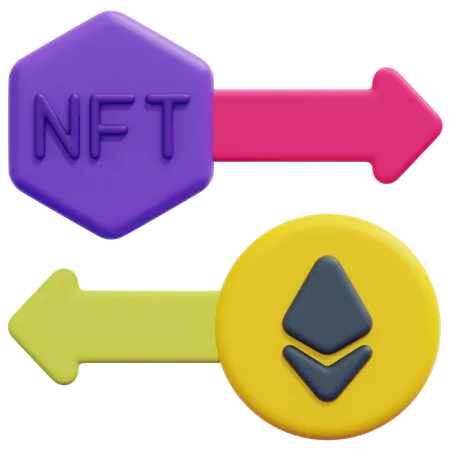 Nft Trade  3D Icon