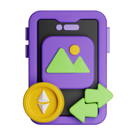 Nft Trading  3D Icon