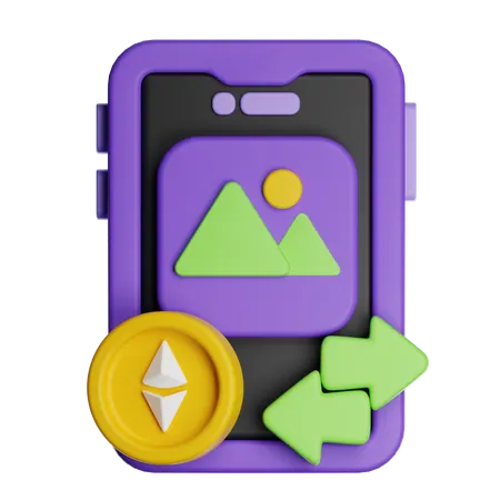 Nft Trading  3D Icon