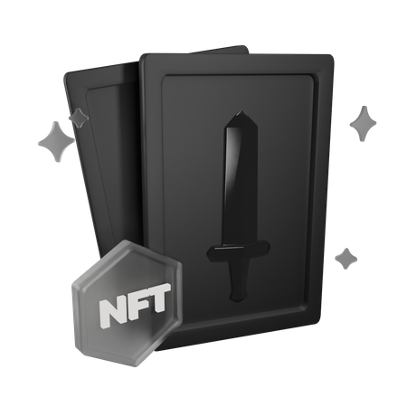 Nft Trading Card  3D Icon