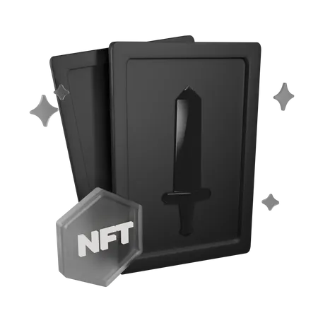 Nft Trading Card  3D Icon