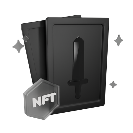 Nft Trading Card 3D Icon