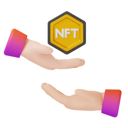 Nft Transfer  3D Icon