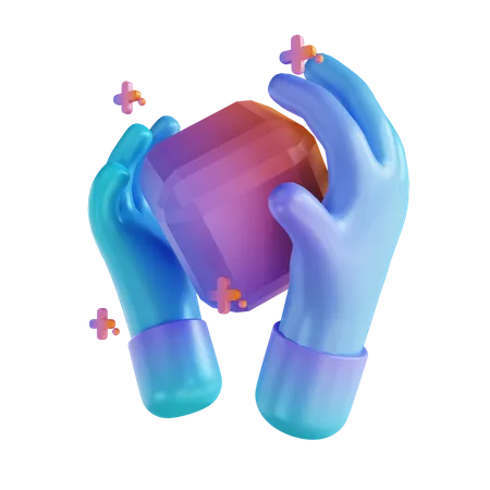 NFT-Übertragung  3D Illustration