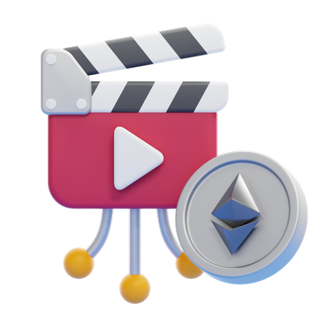 Nft Video  3D Icon