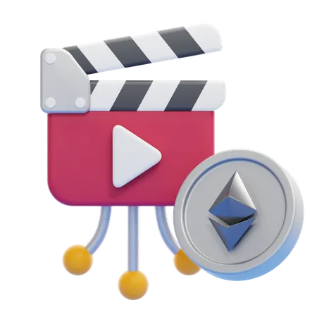 Nft Video  3D Icon