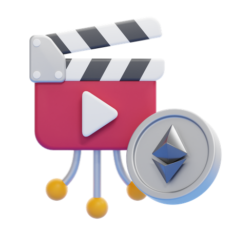 Nft Video  3D Icon