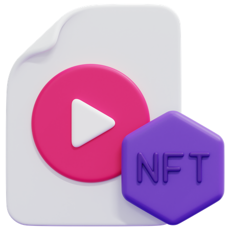 NFT-Video  3D Icon
