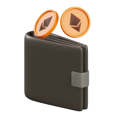 NFT Wallet  3D Illustration