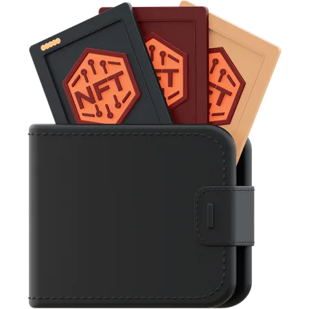 NFT Wallet 3D Icon