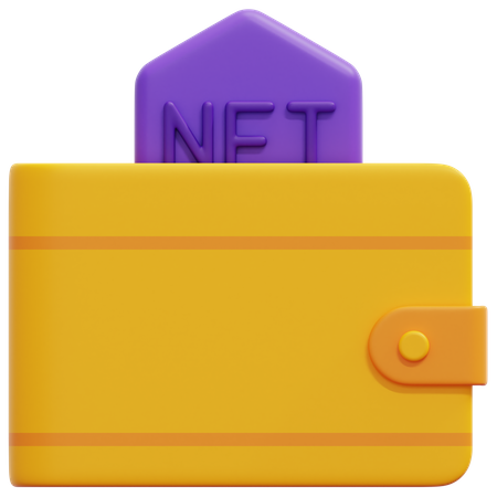 Nft Wallet  3D Icon