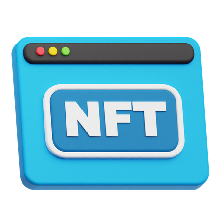 Nft Website  3D Icon