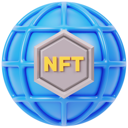 NFT Website  3D Icon