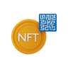 nft with qr code emoji 3d