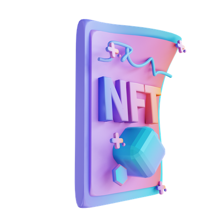 NFT-Zertifikat  3D Icon
