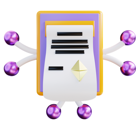 NFT-Zertifikat  3D Icon