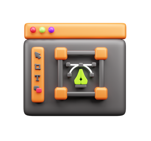 Nib Pen  3D Icon
