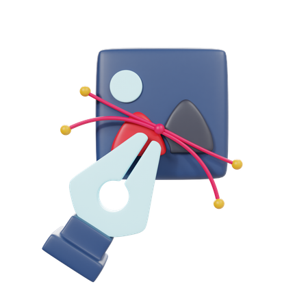 Nib Pen  3D Icon