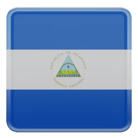 Nicaragua-Flagge  3D Flag