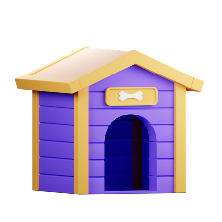 Niche à chien  3D Icon