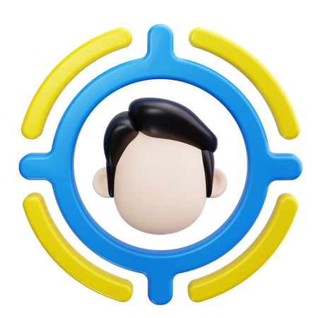 Nicho de mercado  3D Icon