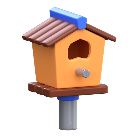 Nichoir à oiseaux  3D Icon