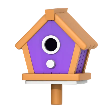 Nichoir à oiseaux  3D Icon