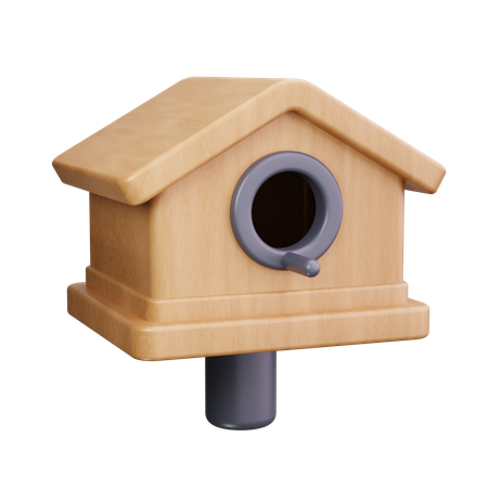 Nichoir à oiseaux  3D Icon