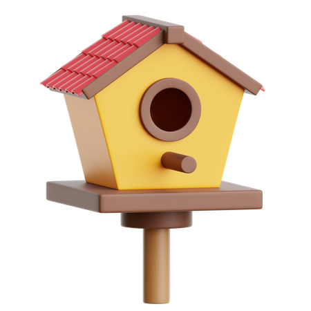 Nichoir à oiseaux  3D Icon