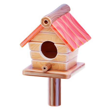 Nichoir à oiseaux  3D Icon