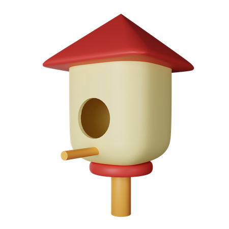 Nichoir à oiseaux  3D Icon