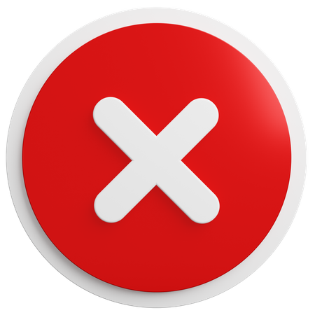 Nicht ok  3D Icon