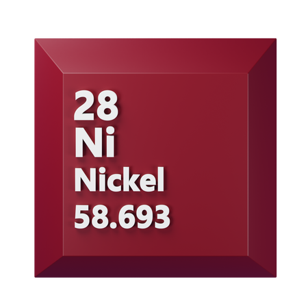 Nickel  3D Icon