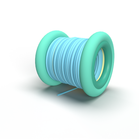 Niddle And A Thread  3D Illustration
