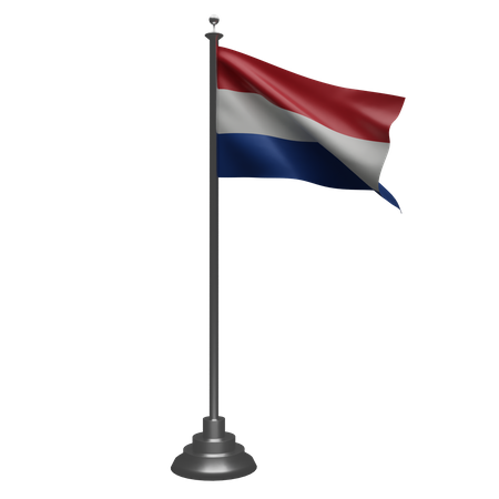 Niederländische flagge  3D Illustration