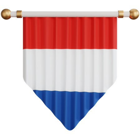 Niederländische flagge  3D Icon