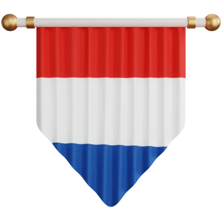 Niederländische flagge  3D Icon