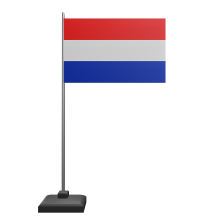 Niederländische Flagge  3D Icon