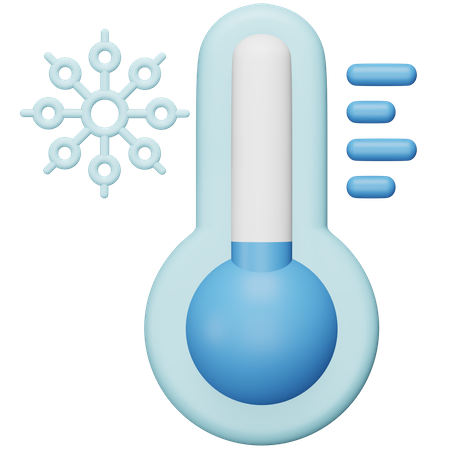 Niedrige Temperaturen  3D Icon