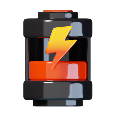 Niedrige Batterieleistung  3D Icon