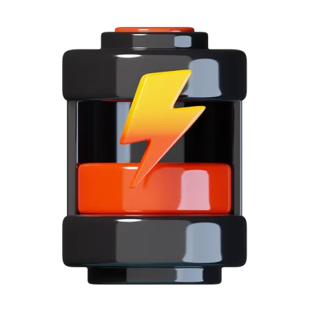 Niedrige Batterieleistung  3D Icon