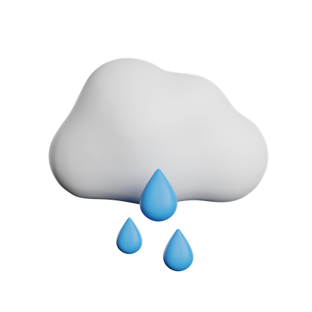 Nieselregen  3D Icon