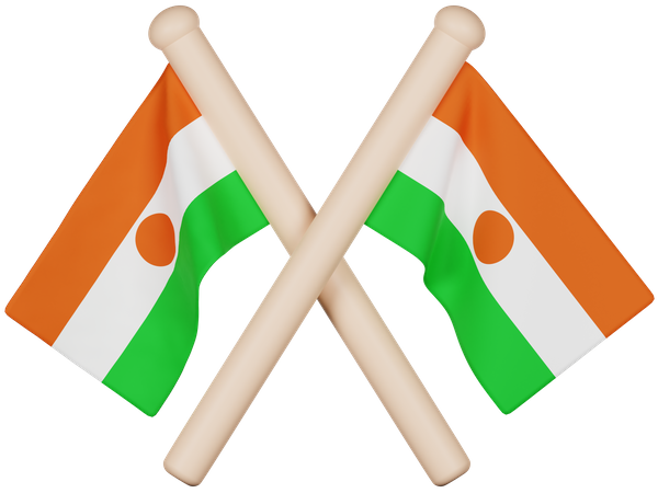 Niger Flag  3D Icon