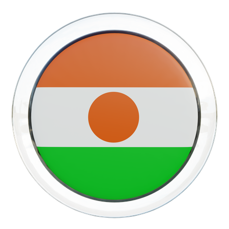 Niger Flag  3D Icon