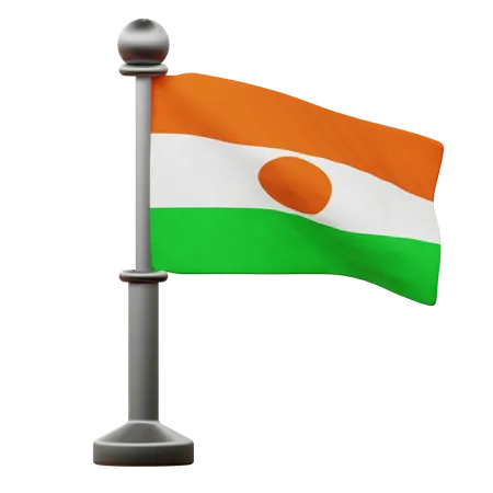 Niger Flag  3D Icon