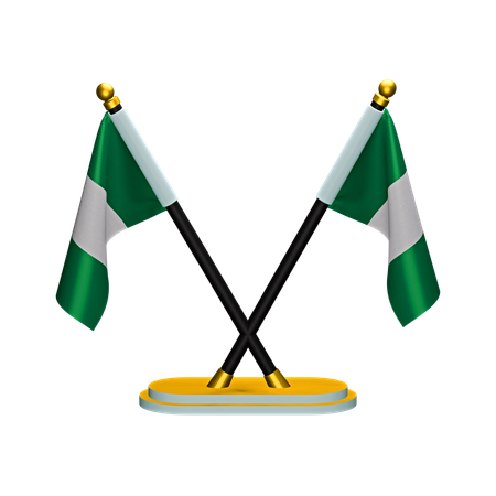 Nigeria Flag  3D Icon